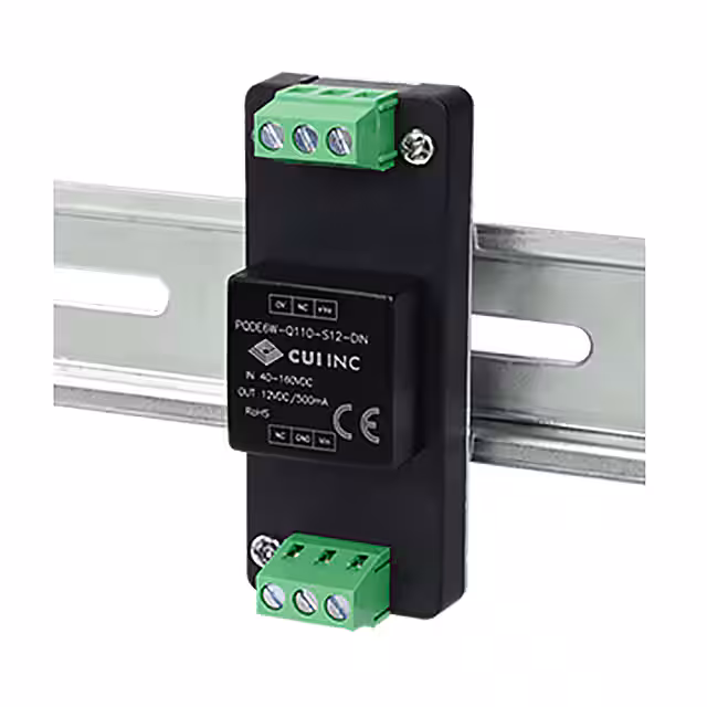 PQDE6W-Q110-S5-DIN CUI Inc.  Fuentes de alimentación industriales para riel DIN